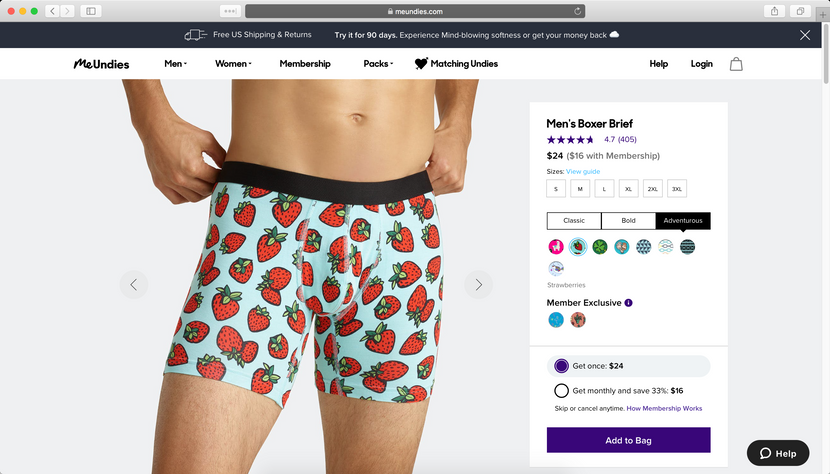 How MeUndies is using a membership model to grow its business